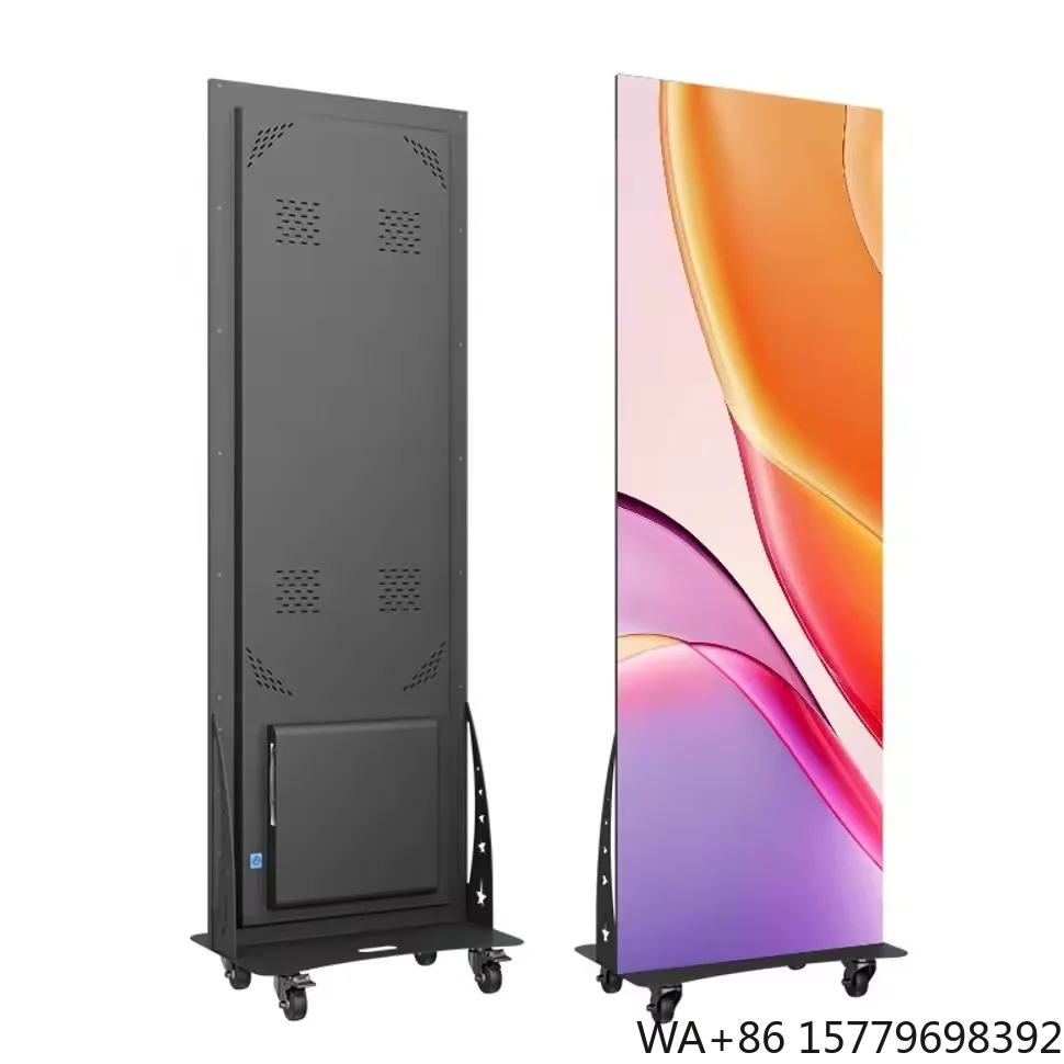 Display Outdoor Advertising Video Wall Digital Transparent Panel Rental Signage Flexible Full Color 7 Led Poster Screen 4K IP54
