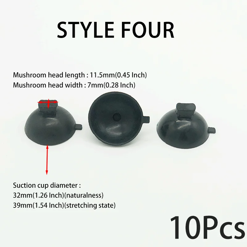 10Pcs Rubber Suction Cup Clips Set For Water Pump Aquarium Supplies Prevent Displacement