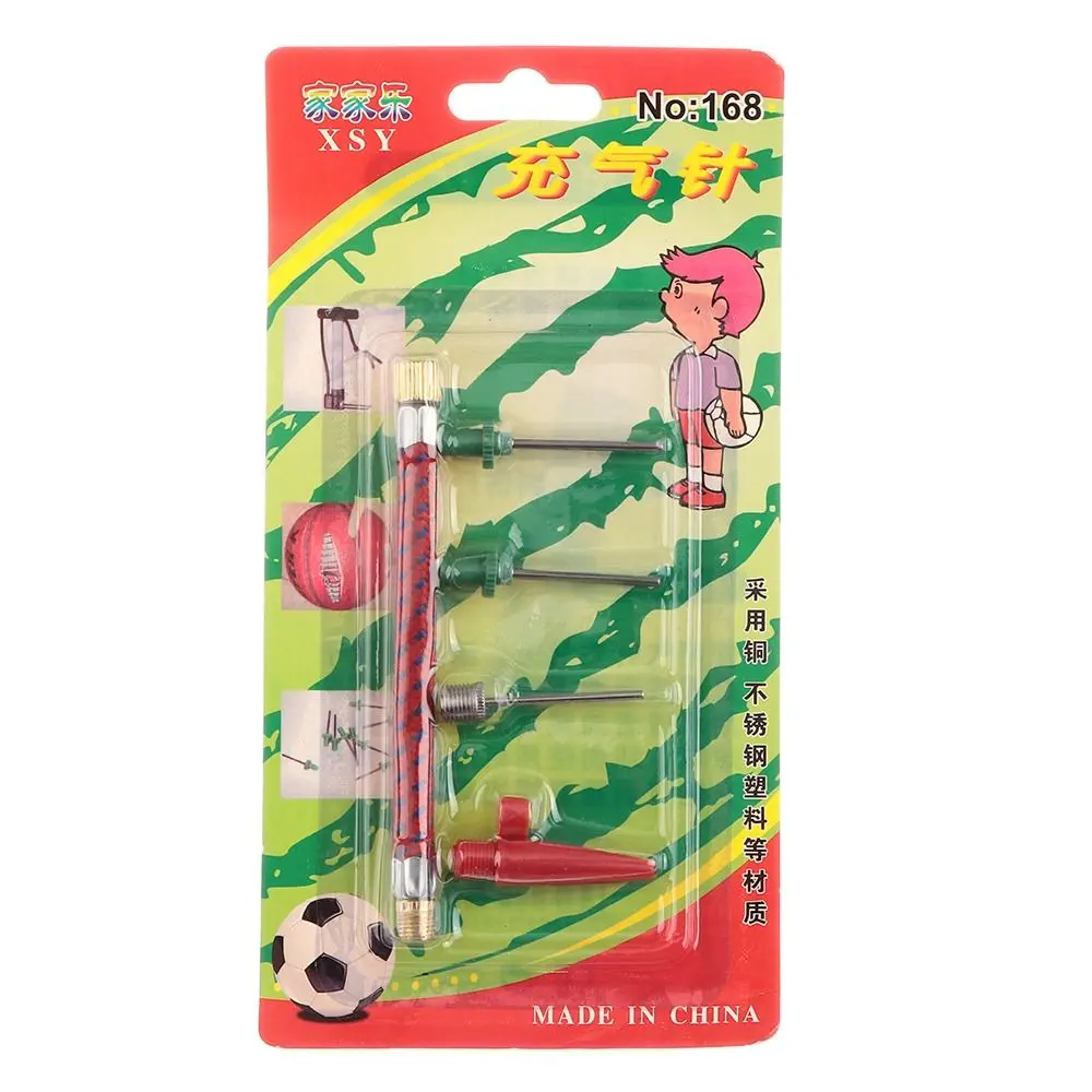 1 Set Inflating Needle Kits Needle Hose Sports Ball Basketball Football Volleyball Bike Tire Tube Inflator Kit Air Pump Tool