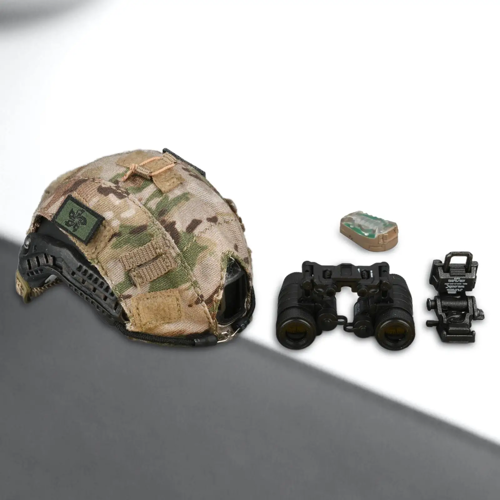 

1/6 Scale Figure Helmet Headgear Night Goggles Realistic Miniature 1/6