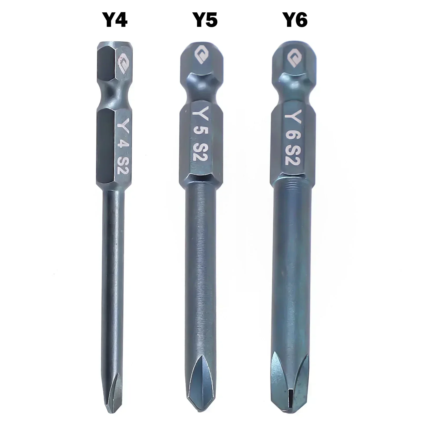 Screwdriver Bit Set 65mm 1/4inch Hex Shank Tri-Wing Electric Screwdriver Bit Magnetic Y Tip Head Y3 /Y4 /Y5/ Y6 Drill Bit Toos