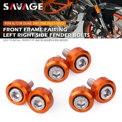 Front Fender Frame Fairing Screw For 250 390 DUKE 2017-2023 Motorcycle Tank Radiator Guard Turn Signal Cover Washer Bolt 390Duke