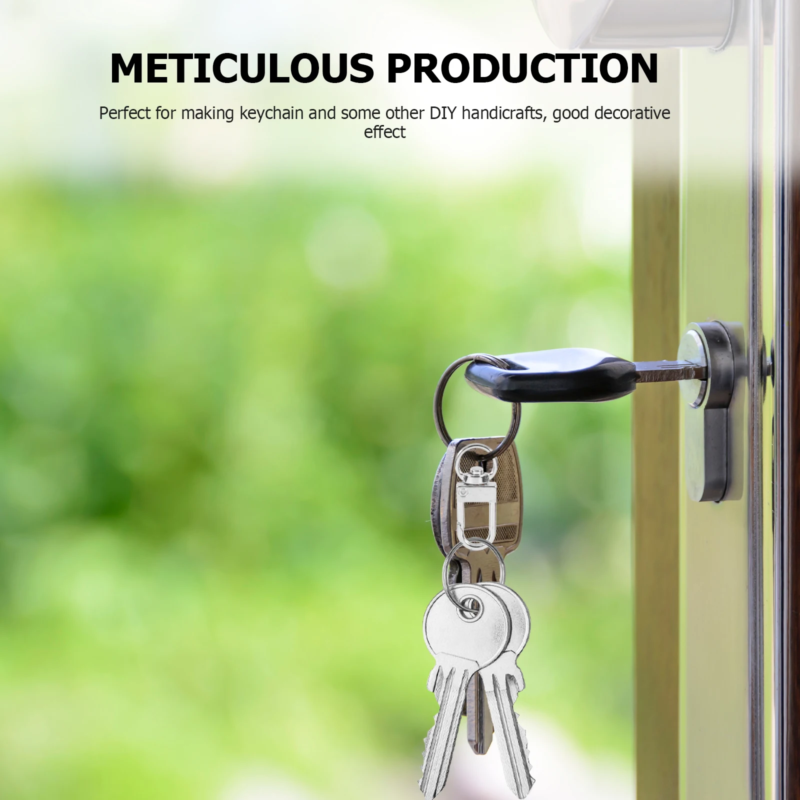 

20 Pcs Vintage Keychain Ornaments DIY Jewelry Pendant Decorative Keyring Bracelet Retro Alloy Keychains Bag Pendants
