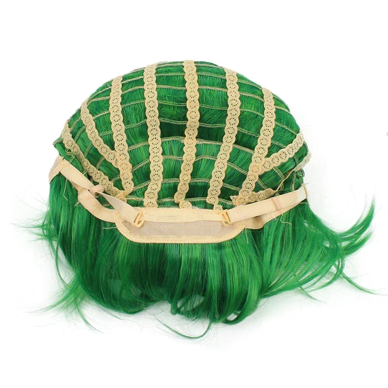 Anime Lei de Ueki Cosplay Peruca Verde para Homens, Kosuke Ueki, Festa de Carnaval de Halloween, Hair Props
