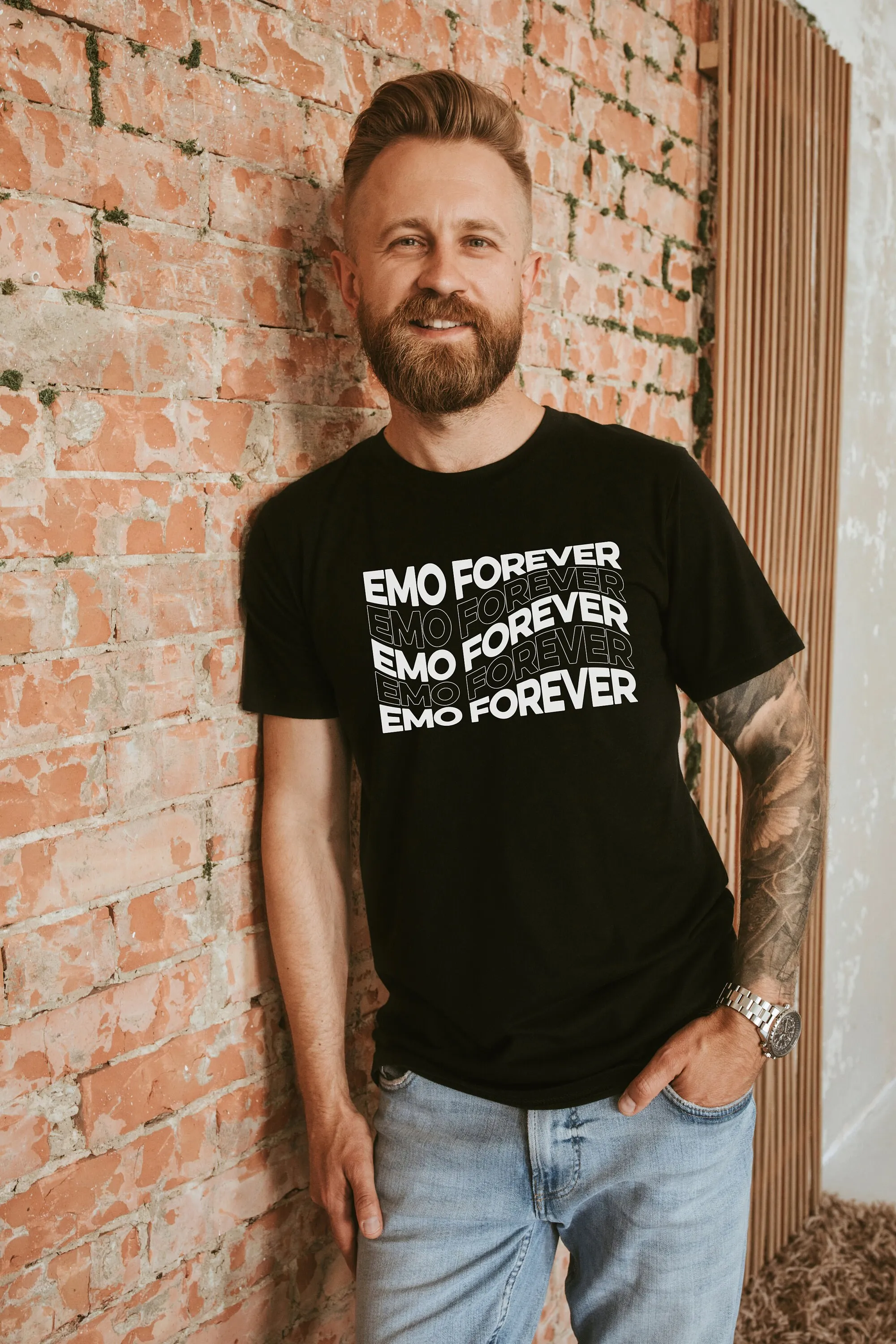 

Футболка Emo Forever When We Were Young Fest It Was Never A Phase For Him Elder Music Fan