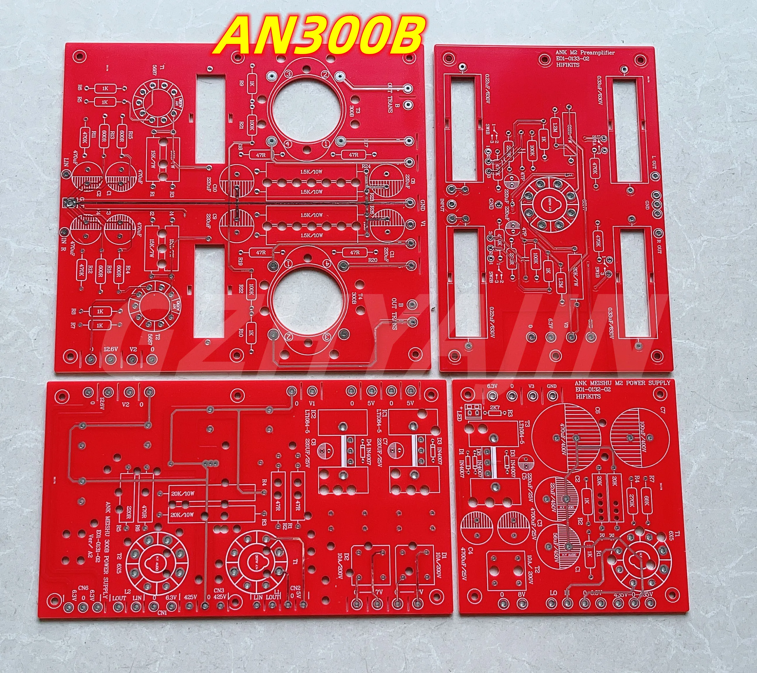 

The latest DIY British original AUDIO NOTE MEI SHU AN300B single-ended combined post-level PCB board