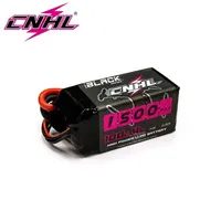 1PC CNHL 4S 14.8V 6S 22.2V  Lipo Battery 1500mAh  130C  With XT60 Plug For FPV Airplane Drone Quadcopter Helicopter Hobby