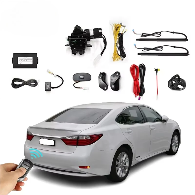 سهلة التركيب صندوق السيارة ترقية الباب الخلفي الكهربائي أطقم الباب الخلفي قوة الباب الخلفي الجذع عدة ل 350/300 ساعة مع جهاز استشعار ركلة #1