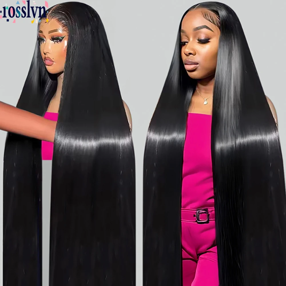 

Rosslyn Bone Прямые человеческие волосы Парики Hd Парик шнурка 13x6 Человеческие волосы Черный парик Отбеленные узлы Детские волосы Бразильские парики Оригинал