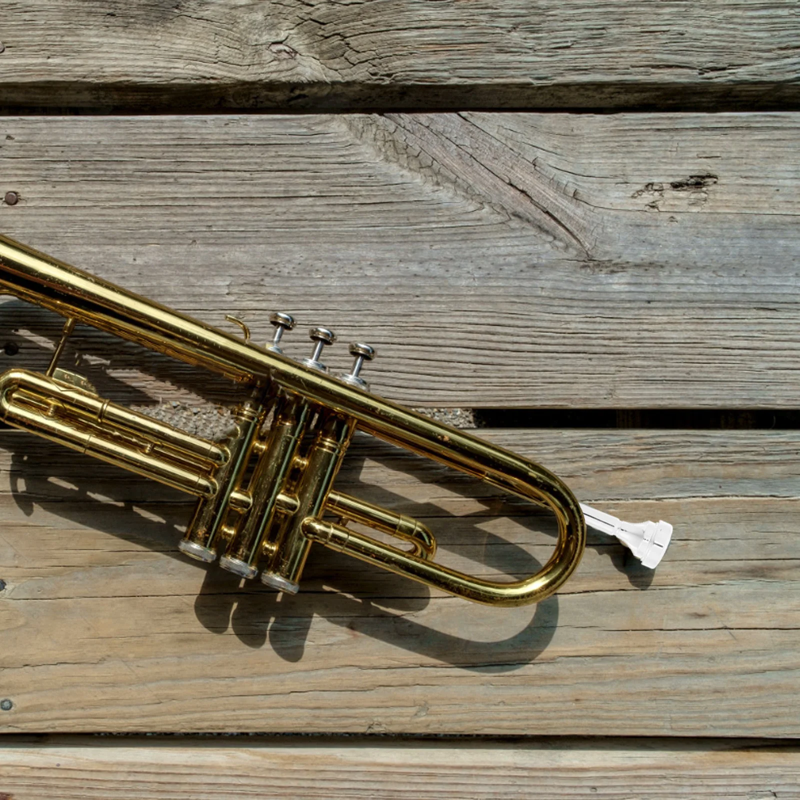 

Brass Cornet in Mouthpiece Metal Cornet Part Replacement Accessory for Beginners Professionals Practice Performance Sound