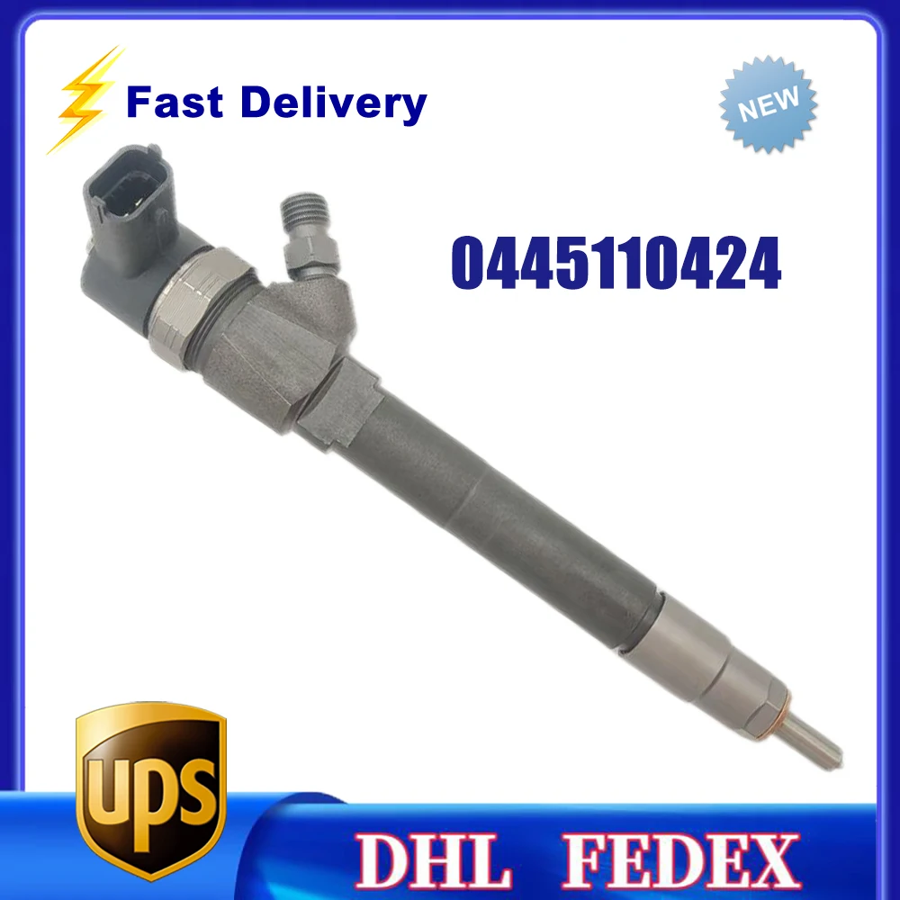 

0445110424 Fuel Injector Common Rail Diesel Automotive Part For Chevr