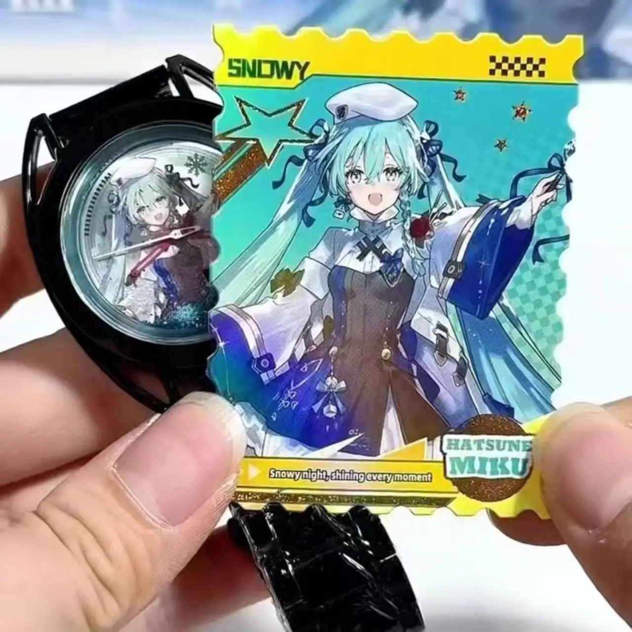 Original Hatsune Miku Snowy Night Series Wrist Watch Blind Box Watch Anime Peripheral Watch Childrens Toy Surprise Gift In Stock view 4