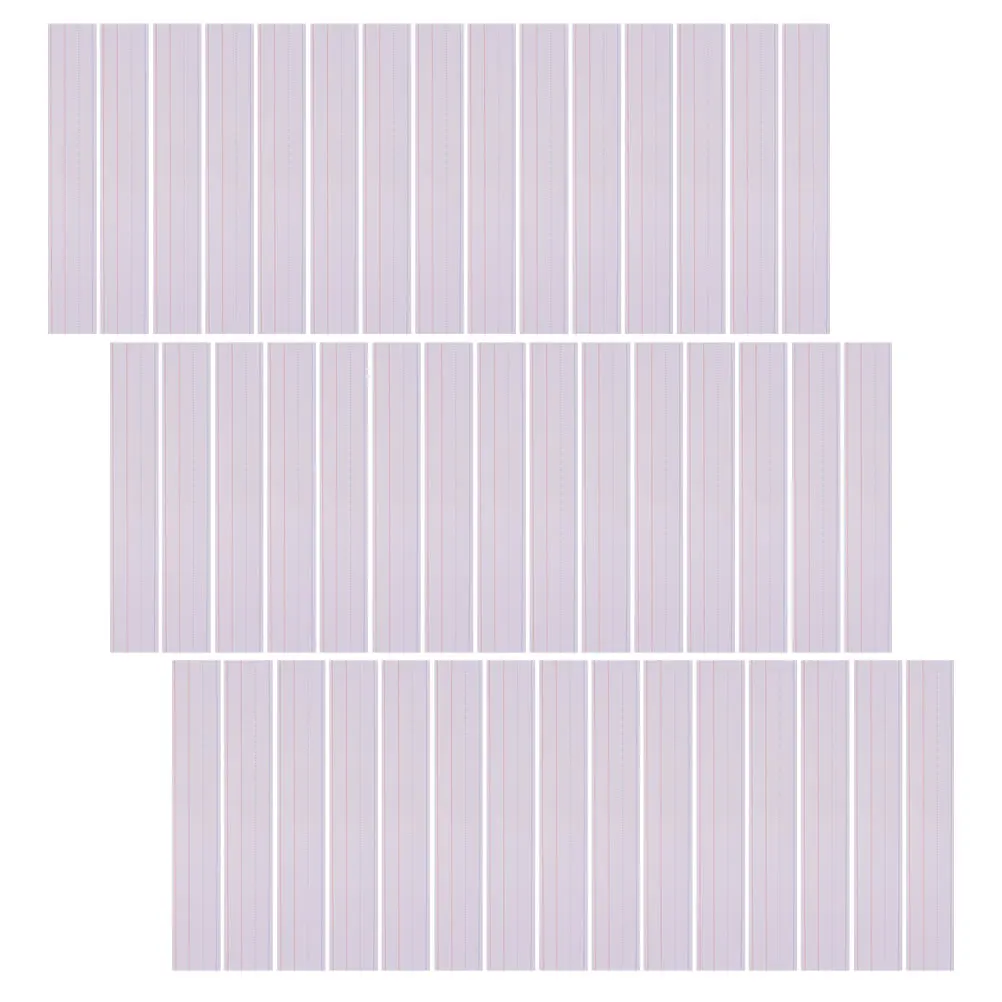 

60pcs Learning Sentence Reusable Erasable Writing Word Strips For Students Classroom School Office Ruled Sentence Strips