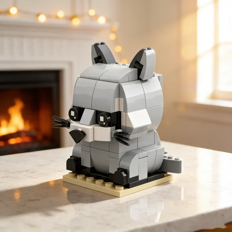

155pcs MOC Racoon Model Building Blocks Architecture Festival Gifts Creative Idea DIY Education Birthday Toys Brick