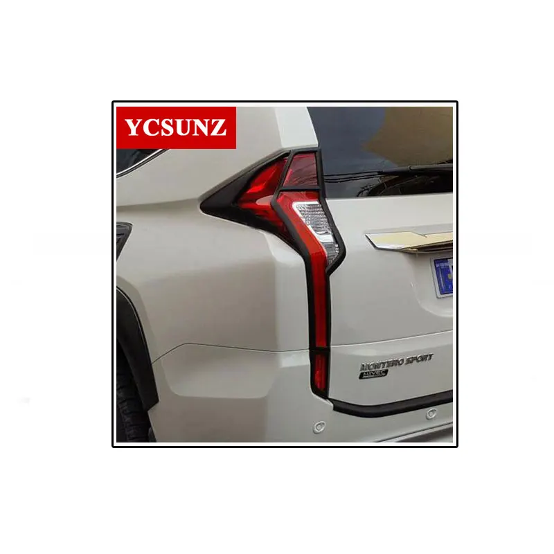 ABS Tail Lights Cover For Mitsubishi Pajero Sport 2016 2017 2018 2019 Accessories For Mitsubishi Montero Pajero Sport car Parts