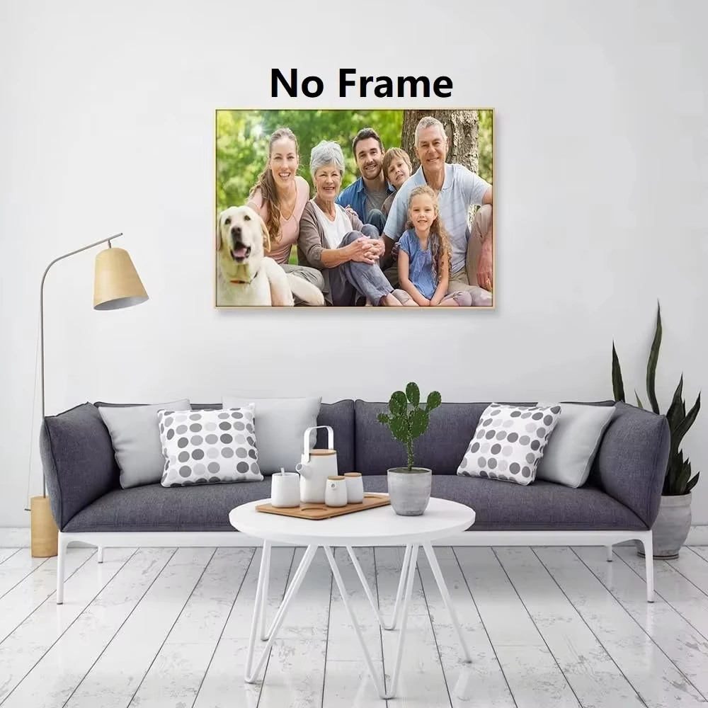 Peinture murale avec votre Photo, décoration pour salon, cadeau personnalisé, affiche personnalisée, toile imprimée de toutes ta