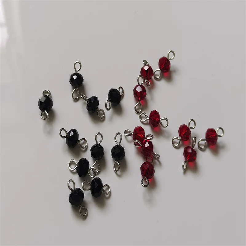 10pcs 11*6mm Crystal Beads Connection Charms for Earrings, Necklace Making Connection,Jewelry Making DIY Jewelry Findings