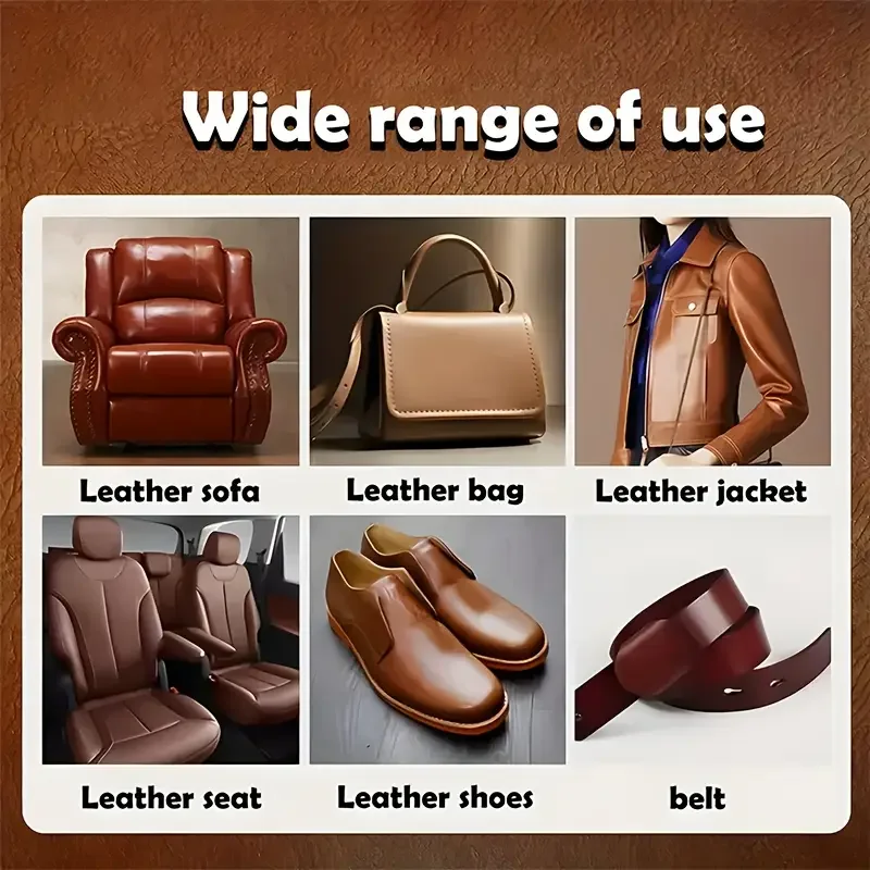 Leather Care Wipes for Car Interior - Restore Shine, Prevent Aging, Cracking and Whitening, Portable and Easy to Use