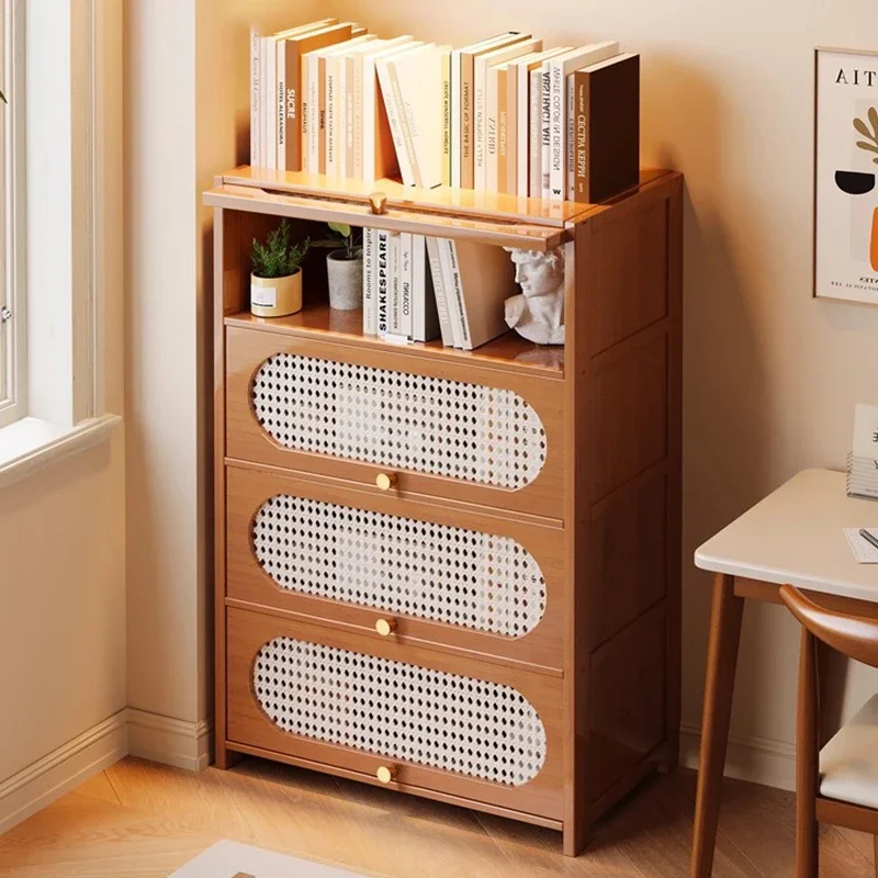 Corner Storage Boekenplanken 3-Tier Shelf Children'S Rotating Boekenplanken Wooden Books Table Mueble Librero Balcony Furniture