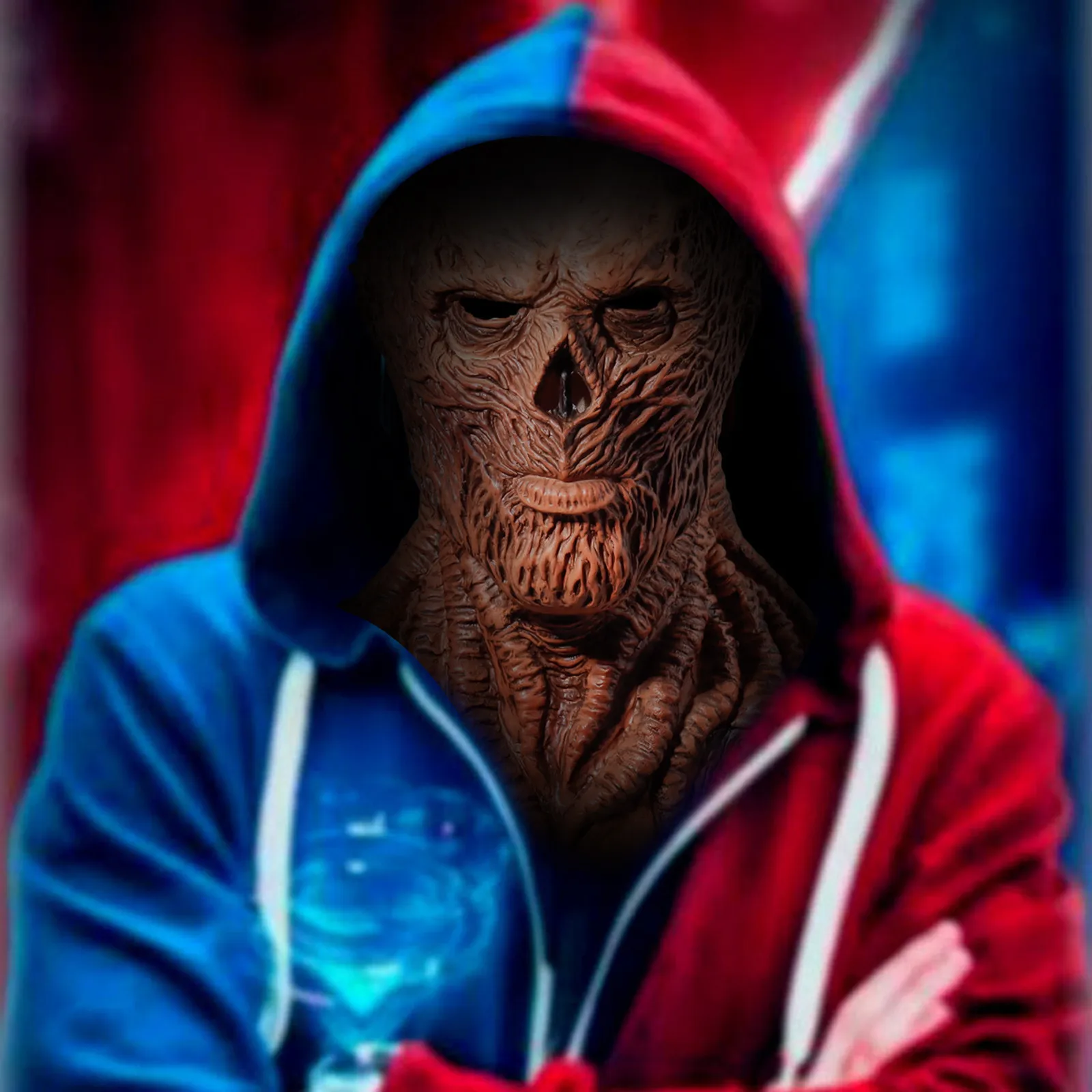 ヴェクナ（ベクナ）ラテックスヘッドマスク - スクリーンに忠実なフルヘッドプロテーゼ、不気味なディテールを備えた究極のハロウィン＆コスプレコスチューム