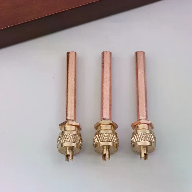 5Pcs Air Conditioner Refrigeration Access Valves 6MM OD Tube Filling Par 20CC Spare Part Replacement Stem Core Filling Parts