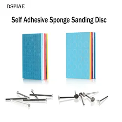 DSPIAE Self Adhesive Sponge Sanding Disc Round Pre-Cut Abrasive Sandpaper Used With ES-P Portable Electric Sharpening Pen