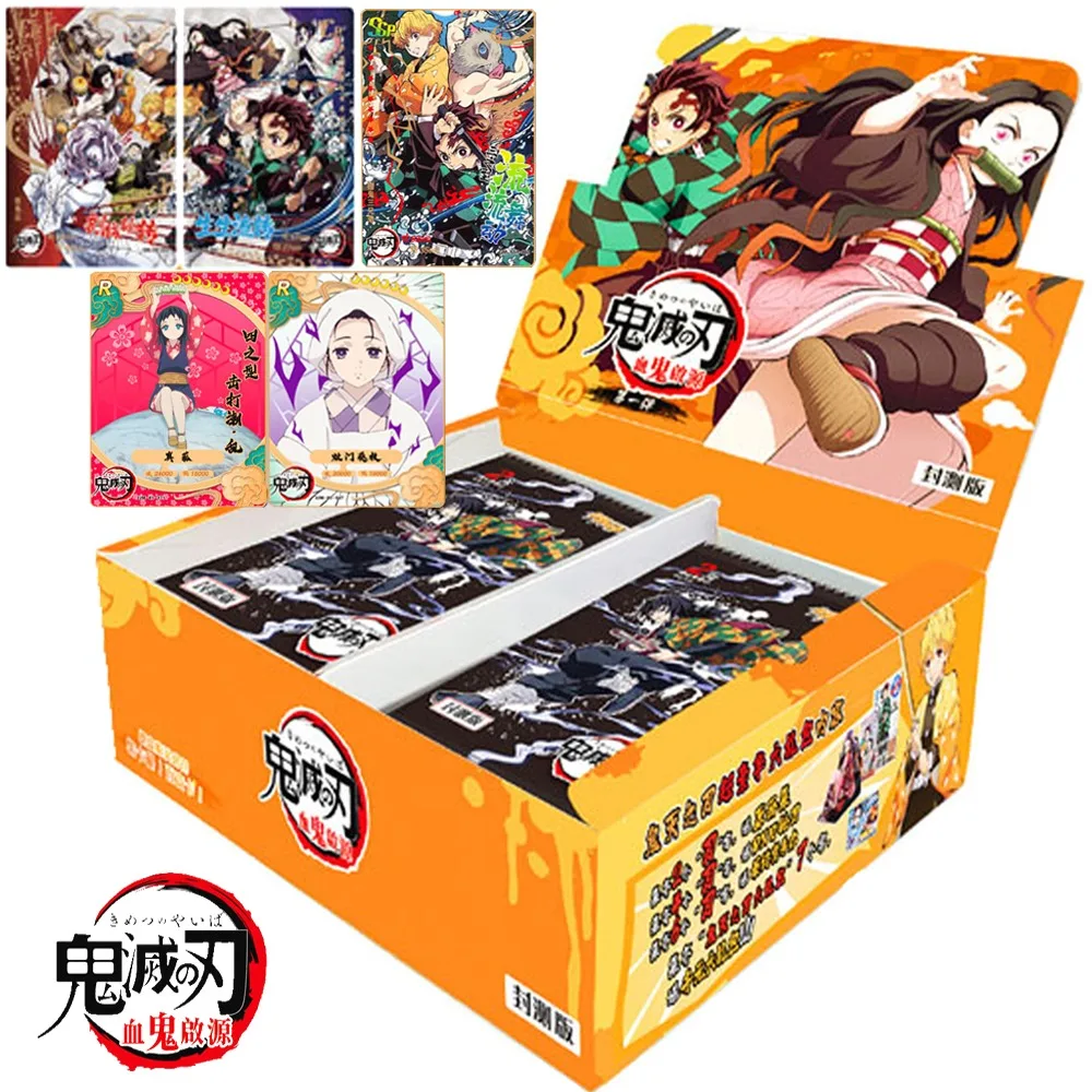 

Demon Slayer Collection Card For Children Kamado Tanjirou Tsuyuri Kanawo Fantasy Action Anime Limited Game Card Christmas Gifts