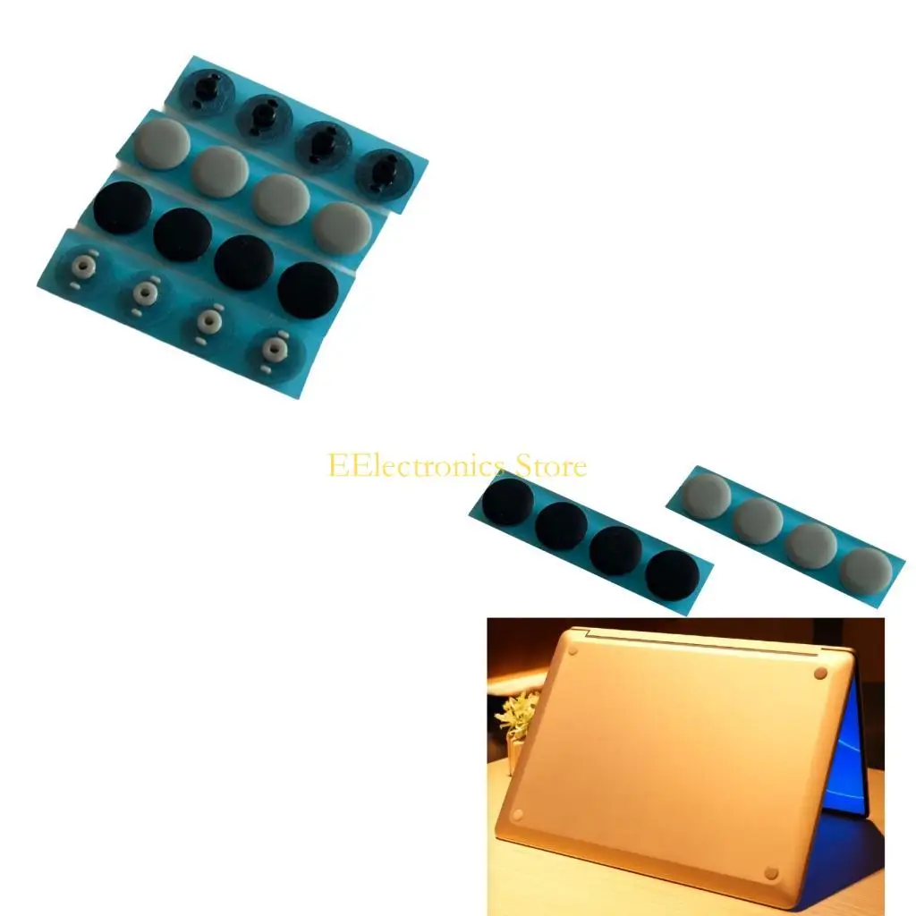 B03C Rubber Feet Slip Resistant Bottom Case Pad For Laptop 7 2036 13.8Inch Scratches Resistant Protections Part