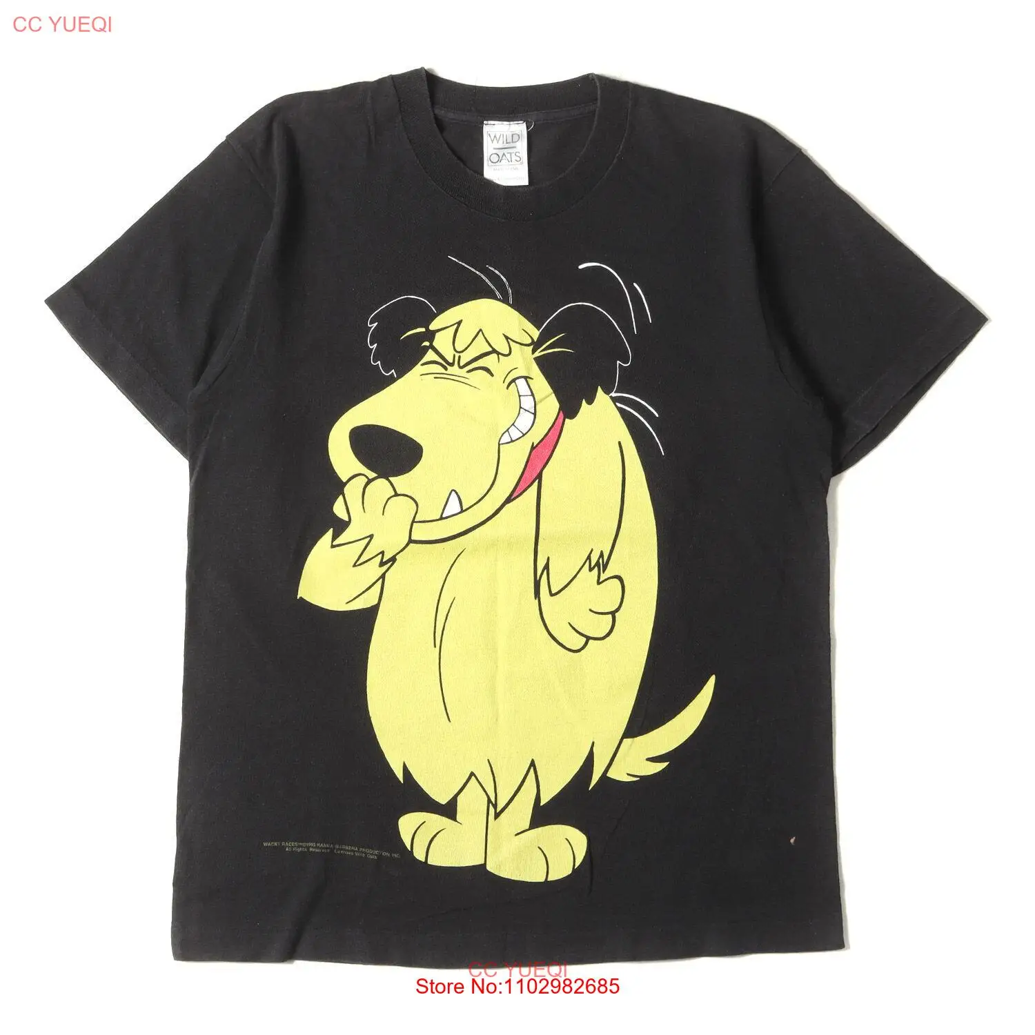 90er Jahre Chitty Chiki Maschine heftige Rennen Kenken Rundhals ausschnitt Kurzarm T-Shirt gemacht