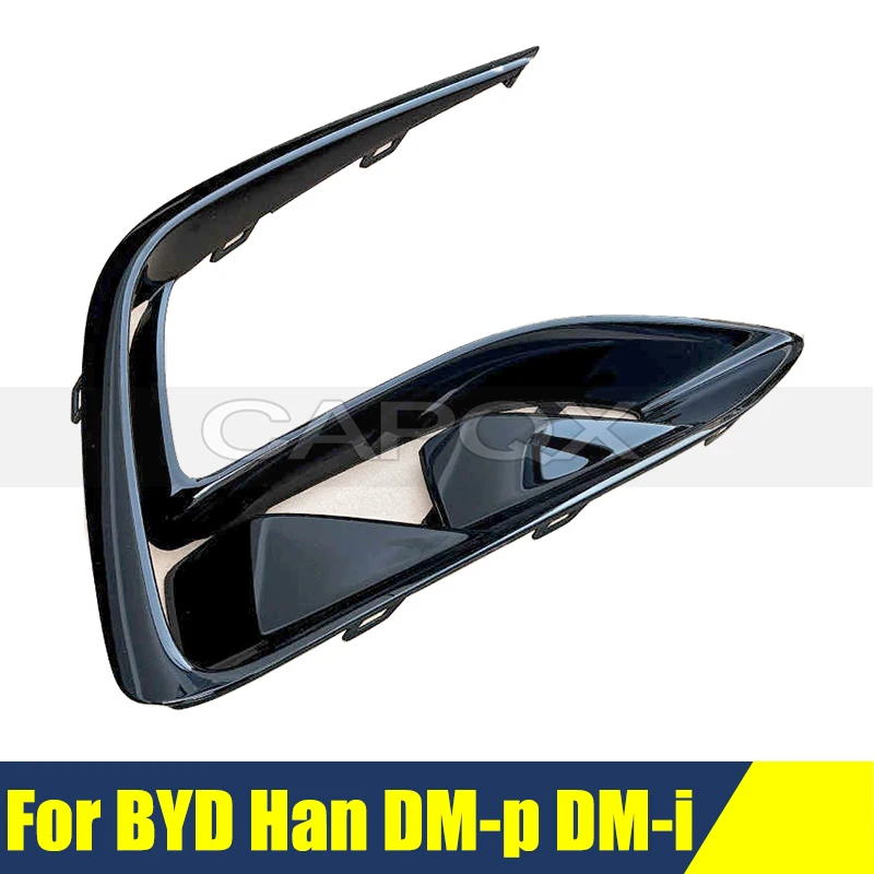 

Накладка на передний бампер для BYD Han DM-p DM-i, декоративная накладка на передний бампер, хромированная накладка