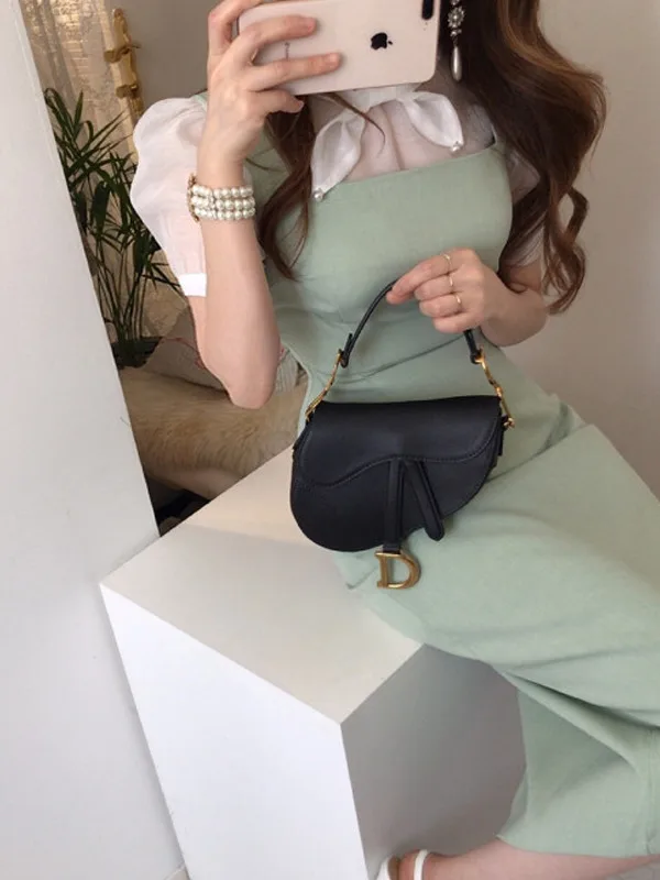

Chic Summer Vintage Anti-Aging Knot Thin irt Waist Cinching Strap Dr Two-Piece Set Slimming Effect Women's Clo...