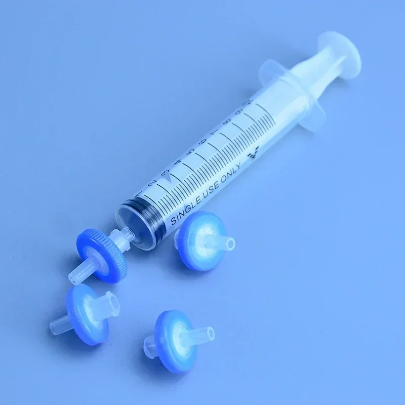 13/25mm ラボ用シリンジフィルター |   0.22-5μm CA/CN メンブレン |   親水性微多孔濾過漏斗