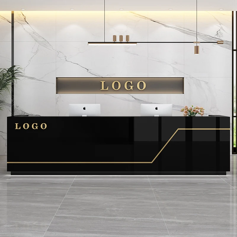 Beauty Salon Reception Desks Checkout Counter Small Luxury Reception Desks Kitchen Design Mostrador Negocio Commercial Furniture