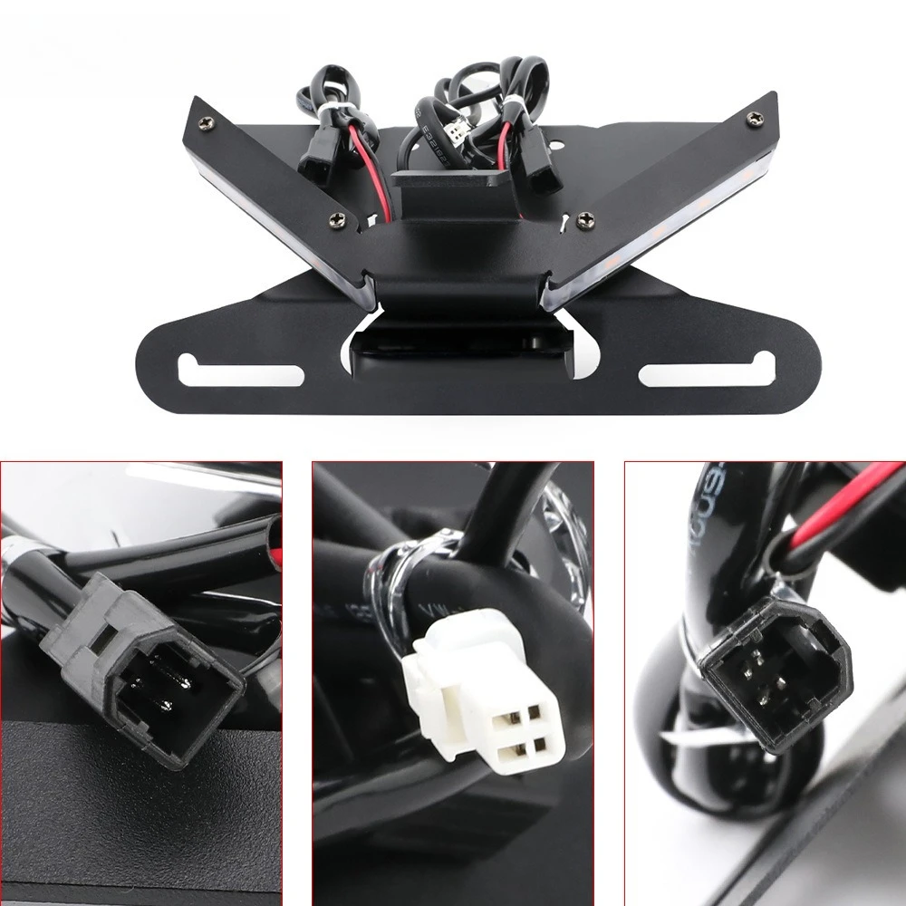 

For DUCATI Panigale V4/S/R V2 Streetfighter 1100 Tail Tidy Fender Eliminator Motorcycle License Plate Holder LED Turn Signal V4S