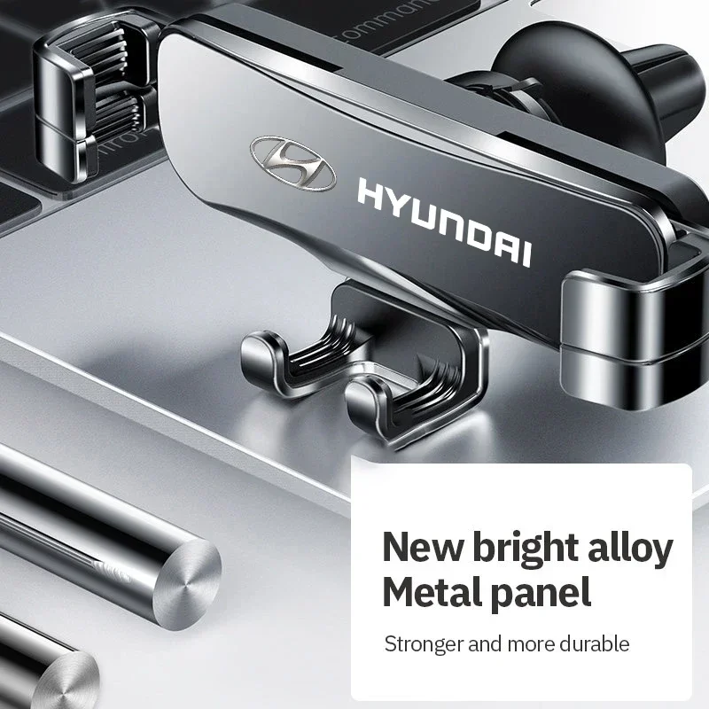 حامل هاتف محمول دوار للسيارة Hyundai i10 i20 i30 i40 ix20 ix35 ix55 Veracruz Creta Venue Veloster HB20 Getz Terracan #2