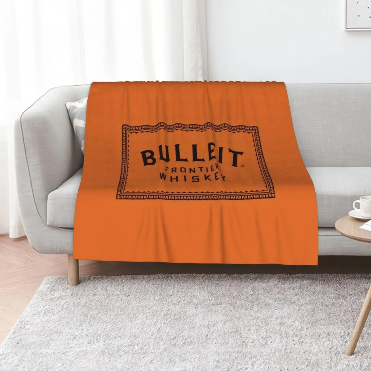 Bulleit Bourbon Throw Blanket Flannel Fabric Baby Cute Warm christmas decoration Flannels Blankets