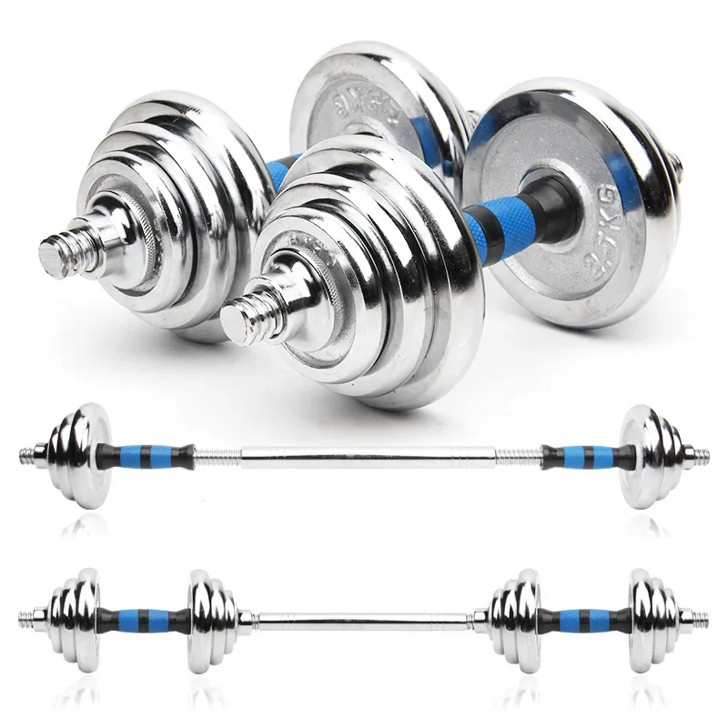 Adjustable Plating Dumbbells Men Women Fitness Home Adjustable Weight Barbells 10-40 Kg Detachable Dumbbells