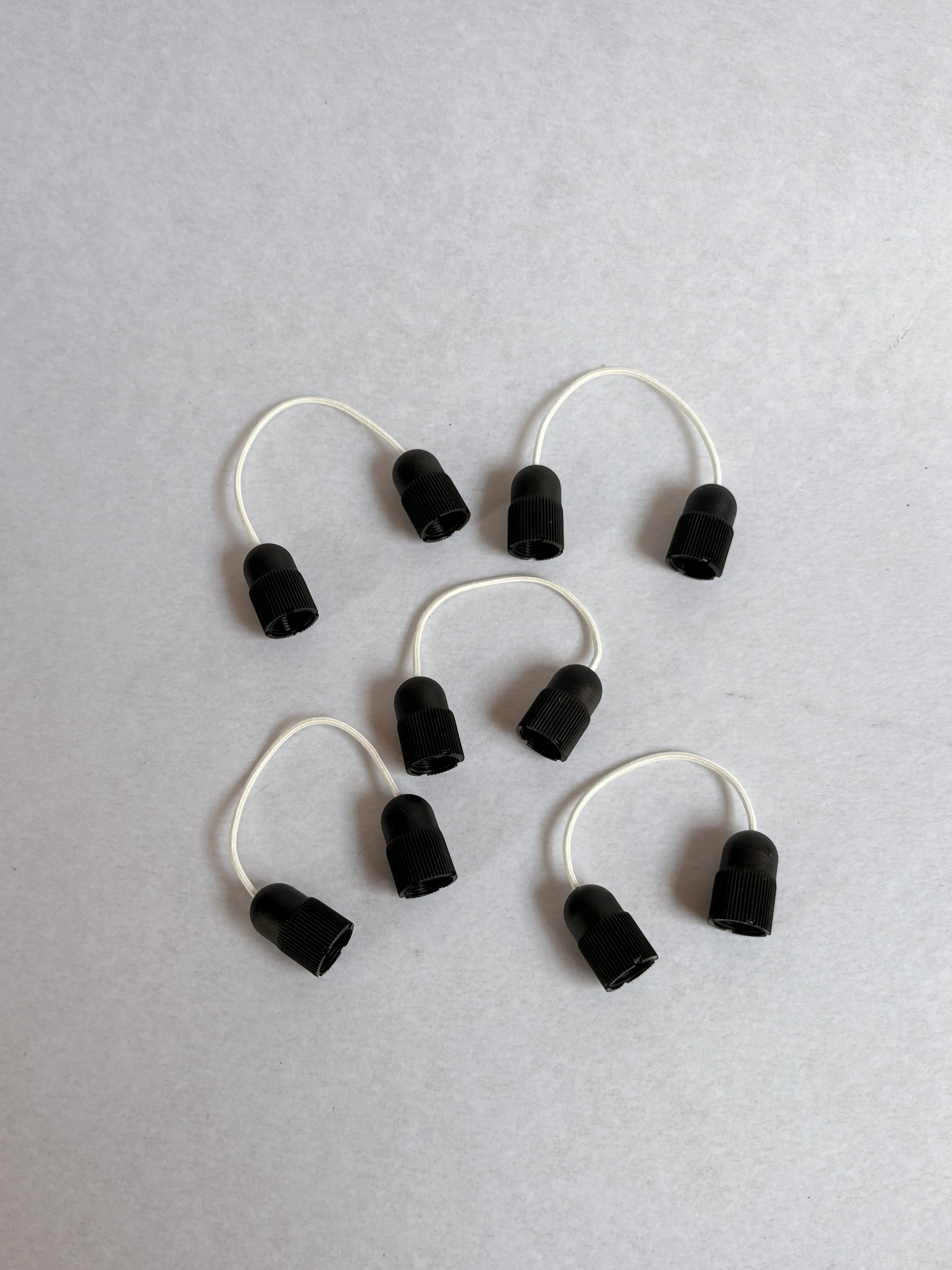 5PCS Speargun Latex Tube Connector Threaded Rope Tight Connection V-shape  Wear-resistant Underwater Spear Accessories