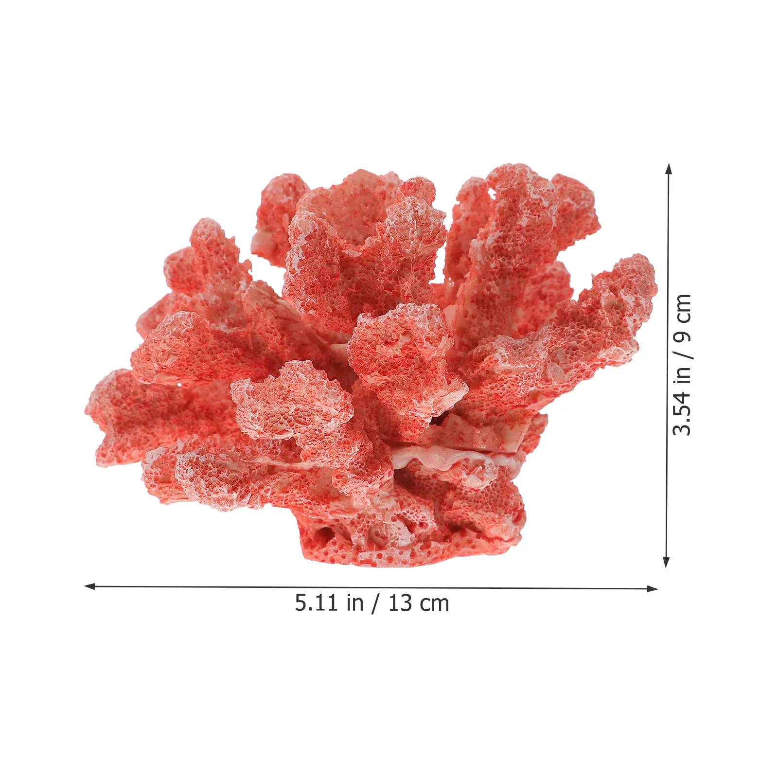 Resin Coral Decor for Aquariums Fish Tanks Beautiful Pleasant Fake Coral Ornament Compact Lightweight Desktop Aquarium