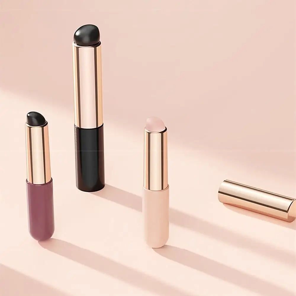 Lip Accessory Lip Brush Professional Silicone 3 Color Concealer Smudge Brush Makeup Tool Mini Lipstick Women Beauty