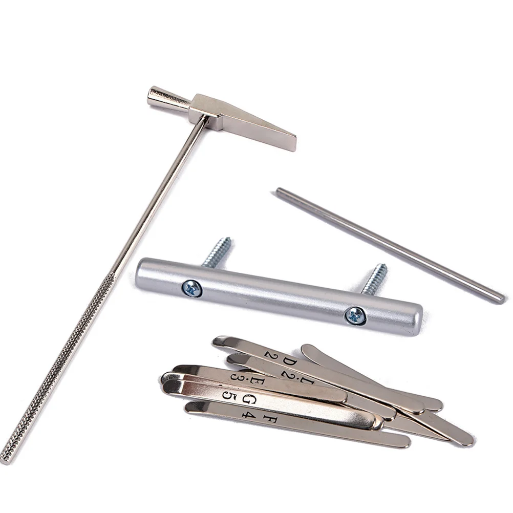 

10 Keys Replacement for Kalimba Thumb Piano DIY Parts Solid Carbon Steel Bending Design Comfortable Fingers Tuning