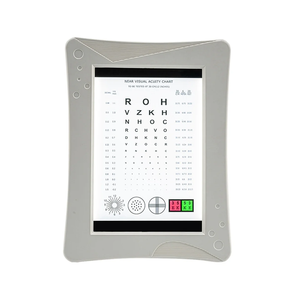 Near Visual Acuity Chart Ophthalmic Equipment with LED Light Far Vision Eye Test Chart Rechargeable Vision Tester