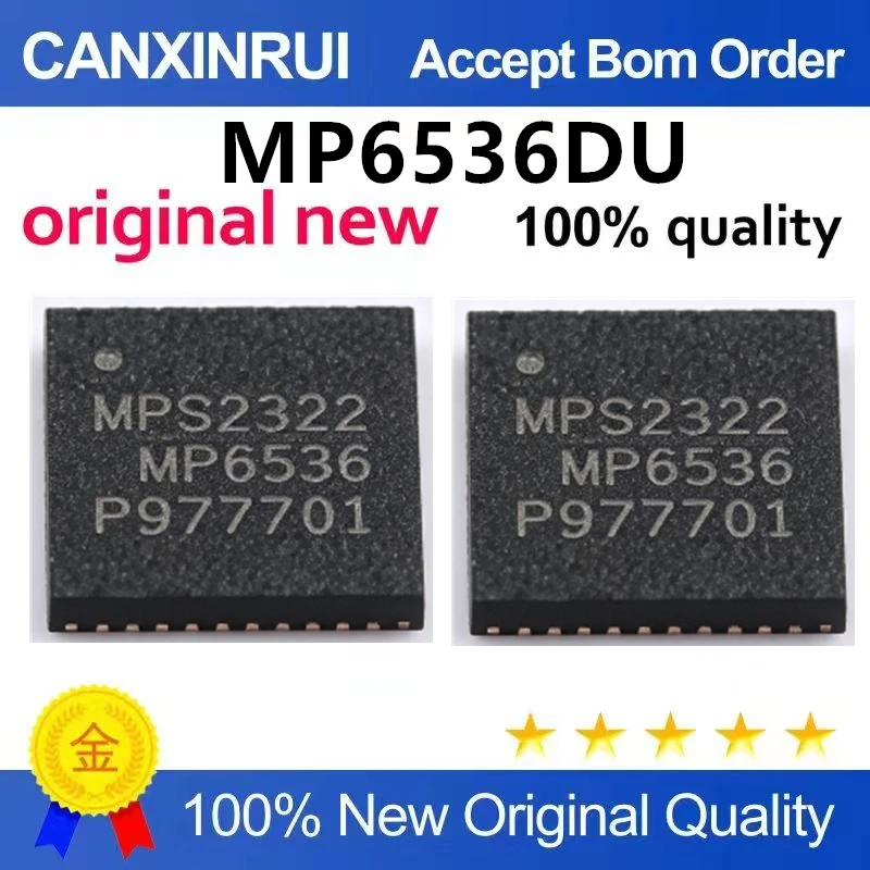 (5pcs-100pcs)Brand new original MP6536DU-LF-Z MP6536 QFN40 packaged patch half bridge driver IC chip