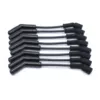 세라믹 블랙 500 Ohms/ft 고성능 스파크 플러그 와이어 세트 9070CK 익스트림 9000 8mm 135 °, 05-11 GM LS 자동차 교체용 3