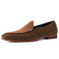 Luxury Men's Loafers Shoes Suede Leather Penny Loafer Slip On Brown Man Casual Shoe Office Wedding Dress Summer Shoes