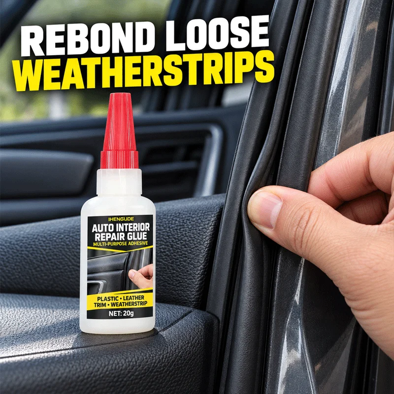Car Interior Adhesive Plastic Repair Glue Leather Seat Sealant Weatherstrip Bonding Glue For Auto Trim Door Sealing