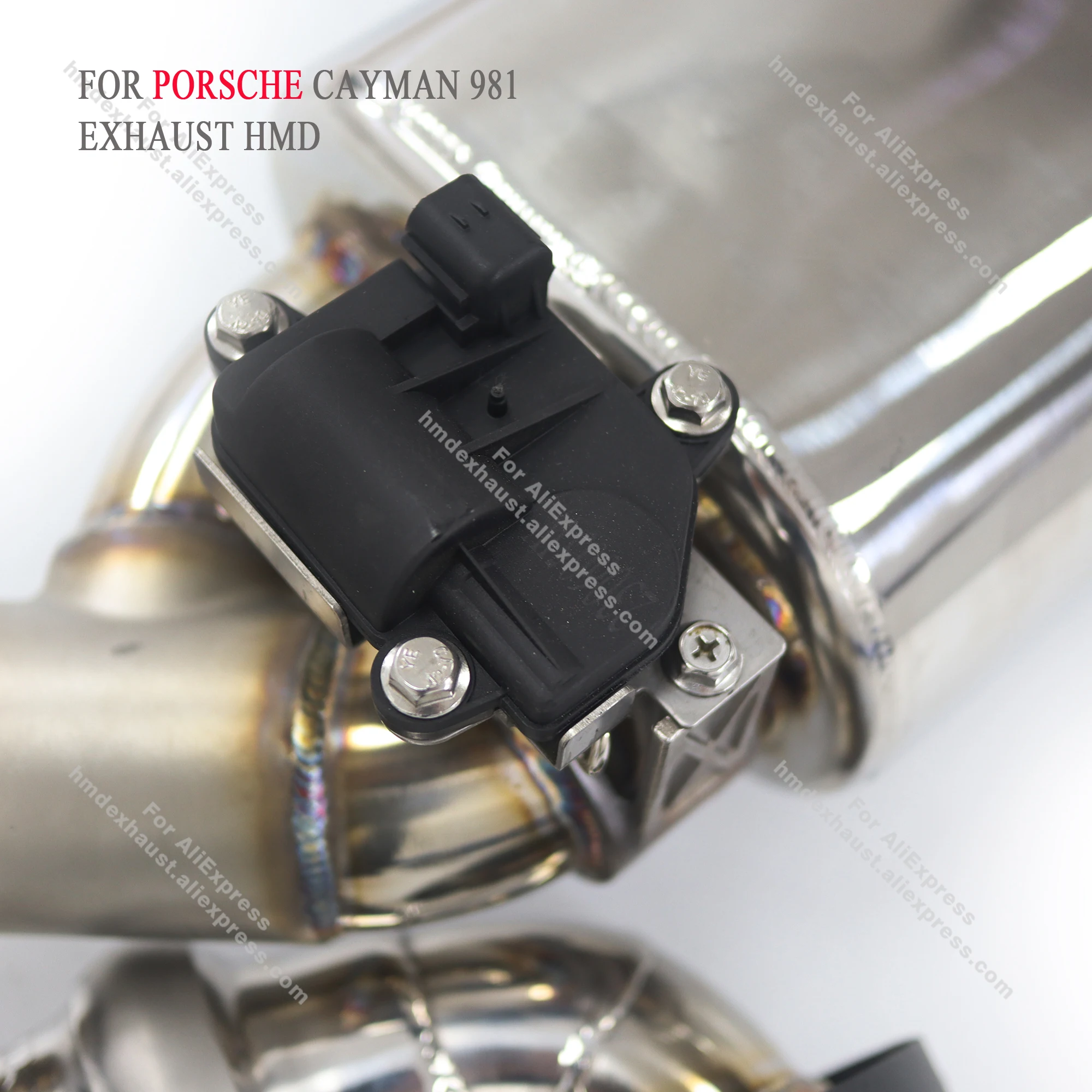 HMD Stainless Steel Exhaust System Performance Catback For Porsche Cayman Boxster 981 2013-2016 Muffler With Valve tips