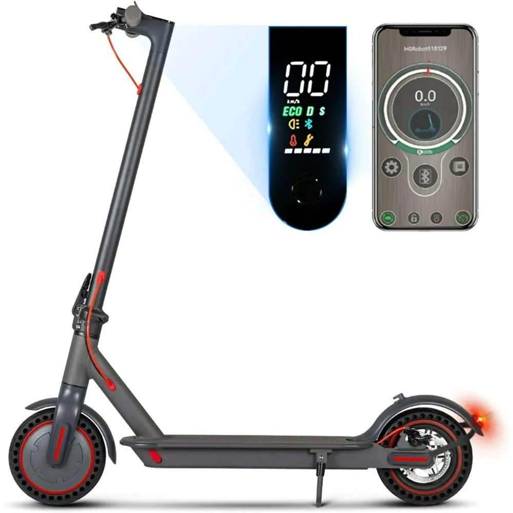 Electric Scooter for Adults Teens - 350W Electric Scooters Up to 19Mph & 19-21Miles Range Electric Scooters with App Control.