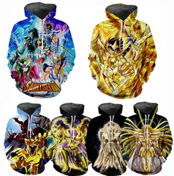 Saint Seiya Classic 3D Print Men's Hoodie Harajuku Long Sleeve Oversized Sweatshirt Man Hoodies Unisex Cosplay Clothing