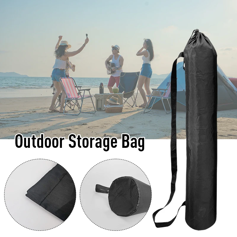 2Pcs Camping Picnic Chair Replacement Storage Bag Foldable Carry with Strap Round Bottom Bundle Pocket Organizer Bag